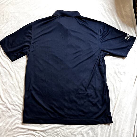 Nike Golf Men's Dri-Fit Polo Shirt Navy Blue Medium Performance Activewear - Picture 2 of 6